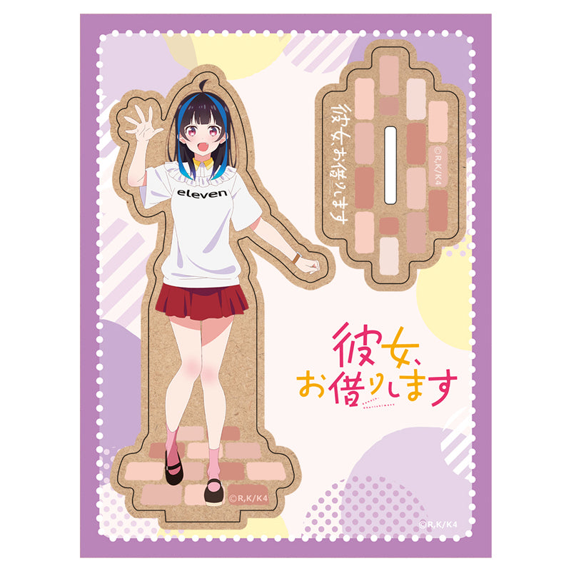 (Goods - Acrylic Stand) TV Anime Rent-A-Girlfriend Season 4 Wooden Chara Stand Mini Yaemori