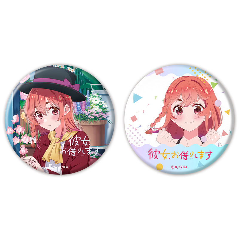 (Goods - Badge) TV Anime Rent-A-Girlfriend Season 4 Iridescent Button Badge Set of 2 Sumi Sakurasawa