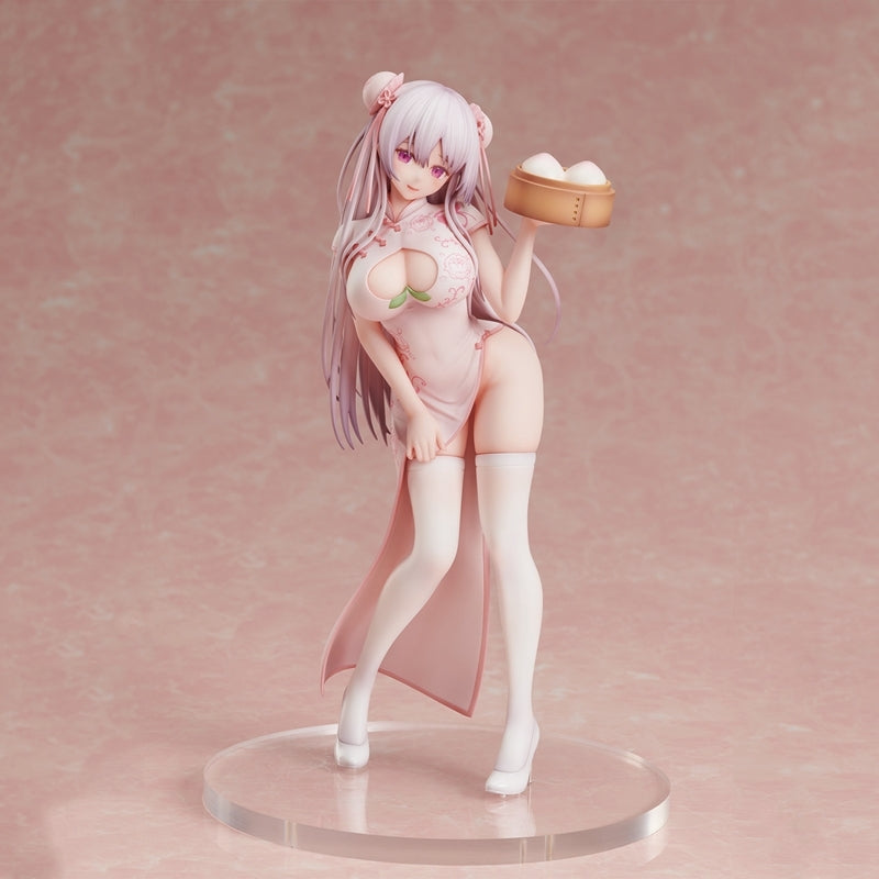 (Bishojo Figure) miko Illustration "Momoman-chan" Complete Figure (Re-release)