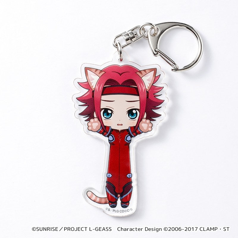 (Goods - Keychain) CODE GEASS Lelouch of the Rebellion Nobineko Acrylic Keychain (Kallen)