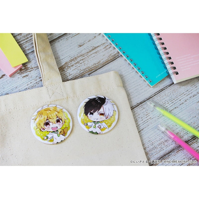 (1BOX=8)(Goods - Badge) WIND BREAKER PuchiChoco Trading Button Badge Angels & Demons ver.