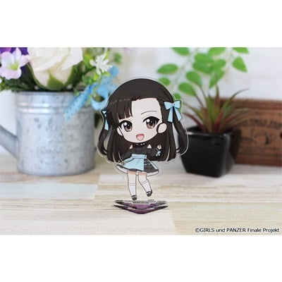 (Goods - Stand Pop) Girls und Panzer das Finale Puchi Choko Acrylic Stand (Kinuyo Nishi) Subculture Fashion ver.
