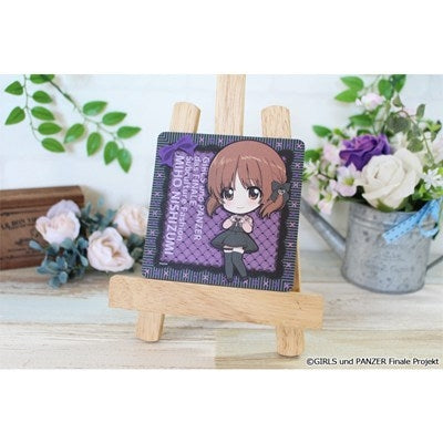 (Goods - Coaster) Girls und Panzer das Finale Puchi Choko Rubber Mat Coaster (Miho Nishizumi) Subculture Fashion ver.