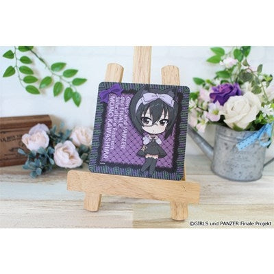 (Goods - Coaster) Girls und Panzer das Finale Puchi Choko Rubber Mat Coaster (Momo Kawashima) Subculture Fashion ver.
