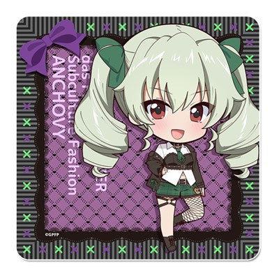 (Goods - Coaster) Girls und Panzer das Finale Puchi Choko Rubber Mat Coaster (Anchovy) Subculture Fashion ver.