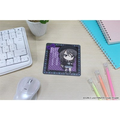 (Goods - Coaster) Girls und Panzer das Finale Puchi Choko Rubber Mat Coaster (Mika) Subculture Fashion ver.