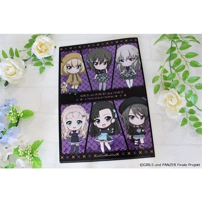 (Goods - Clear File) Girls und Panzer das Finale Puchi Choko Clear File (Subculture Fashion ver.)