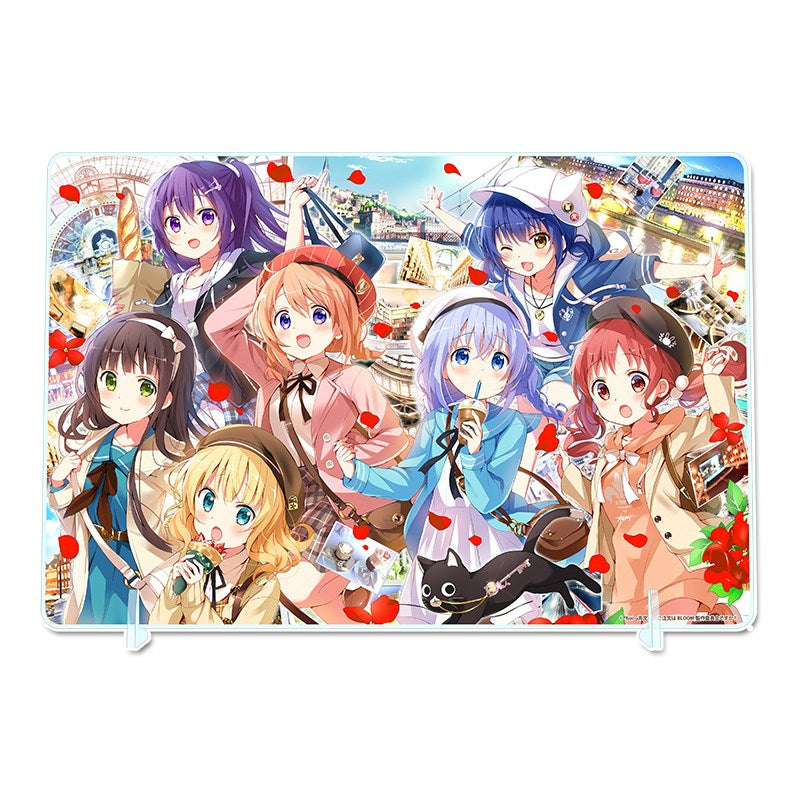 (Goods - Board) Is the Order a Rabbit? BLOOM BIG Acrylic Board (A)