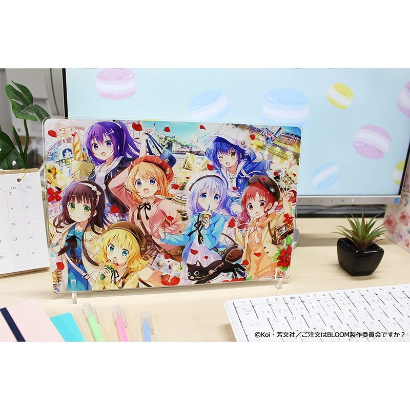 (Goods - Board) Is the Order a Rabbit? BLOOM BIG Acrylic Board (A)