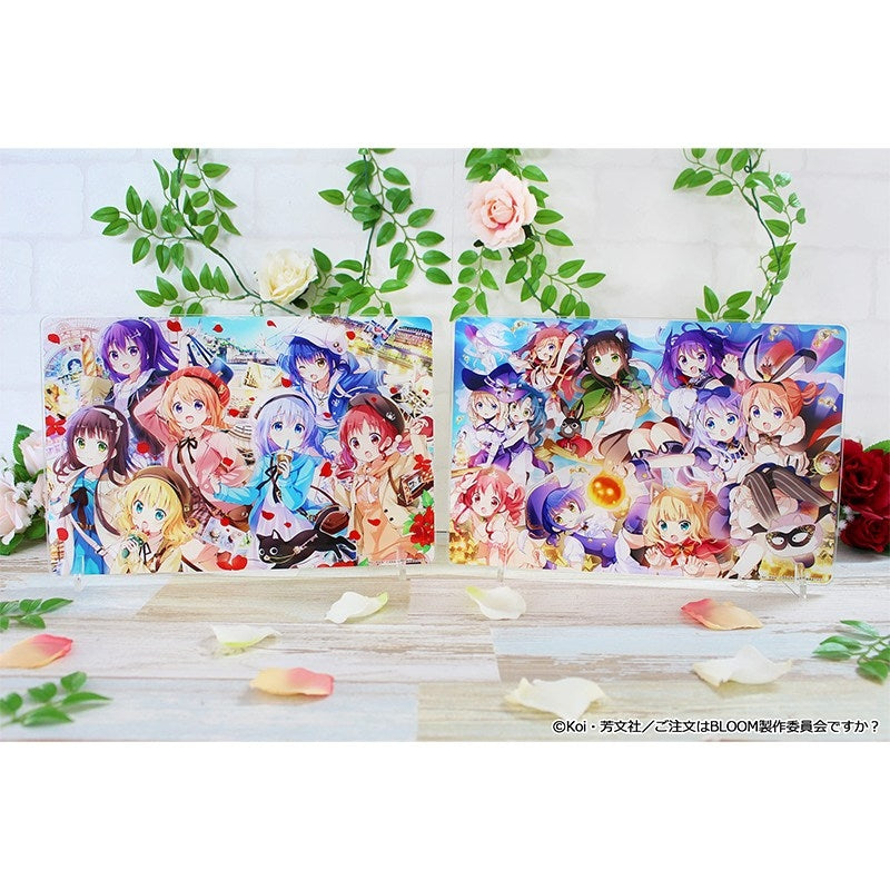 (Goods - Board) Is the Order a Rabbit? BLOOM BIG Acrylic Board (A)