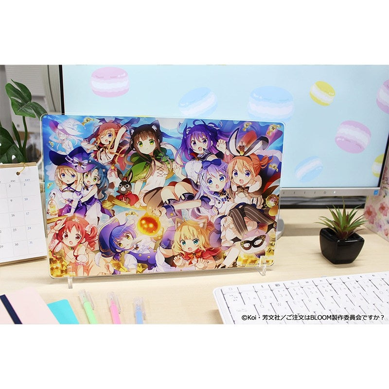 (Goods - Board) Is the Order a Rabbit? BLOOM BIG Acrylic Board (B)