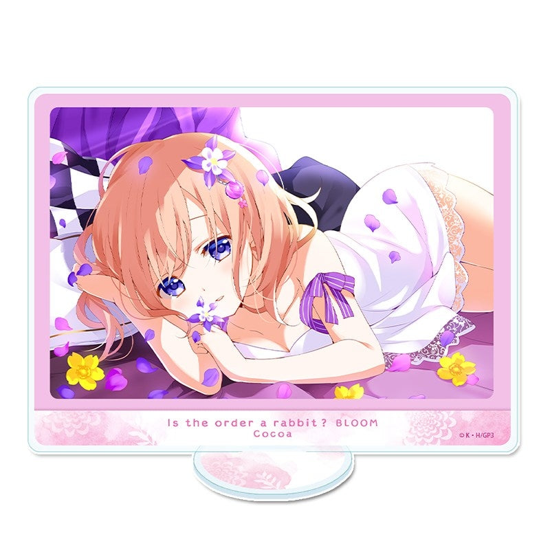 (Goods - Board) Is the Order a Rabbit? BLOOM Acrylic Visual Board (Cocoa)