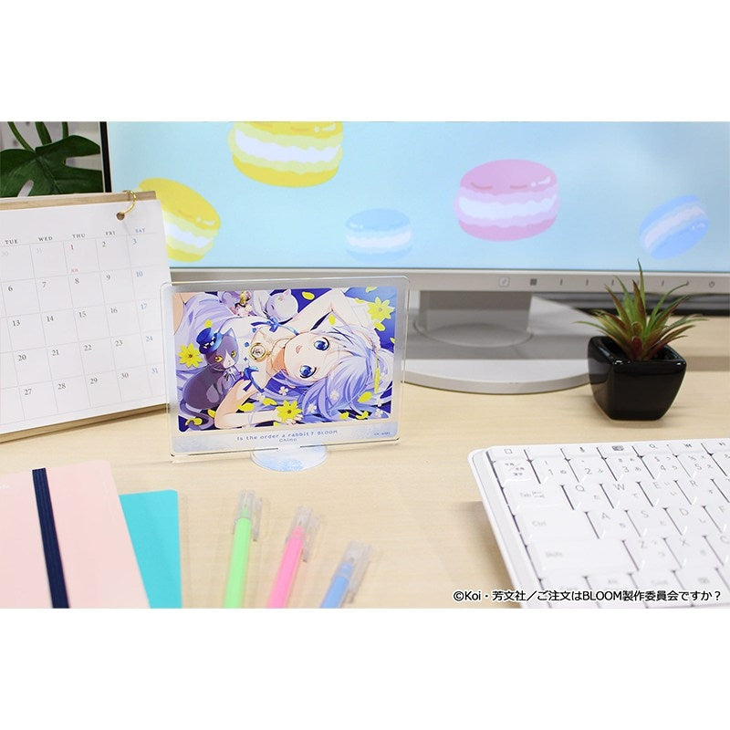 (Goods - Board) Is the Order a Rabbit? BLOOM Acrylic Visual Board (Chino)