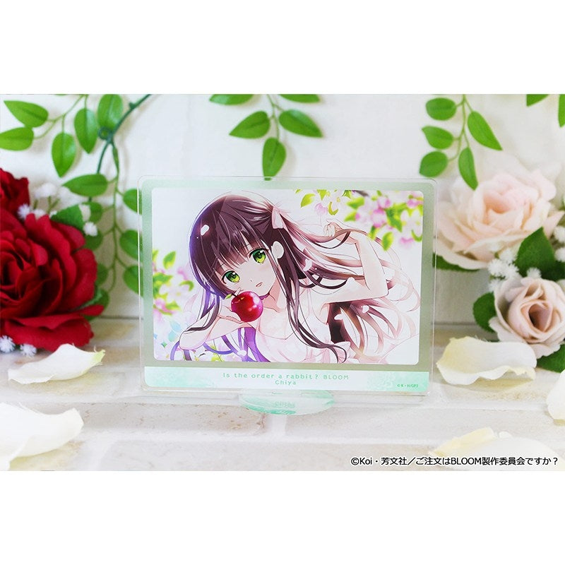 (Goods - Board) Is the Order a Rabbit? BLOOM Acrylic Visual Board (Chiya)