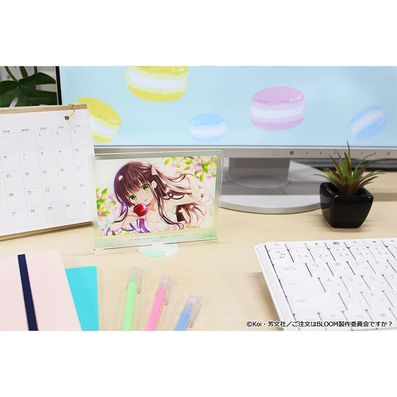 (Goods - Board) Is the Order a Rabbit? BLOOM Acrylic Visual Board (Chiya)