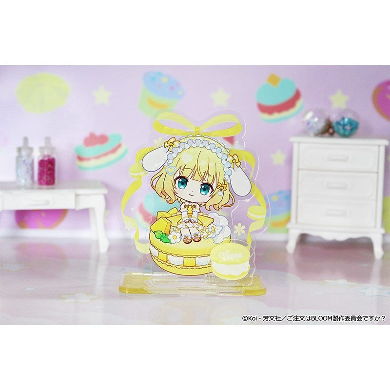 (Goods - Acrylic Stand) Is the Order a Rabbit? BLOOM Puchichoco Mini Acrylic Diorama (Syaro)) Macaron ver.