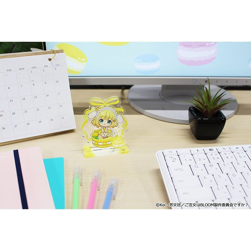 (Goods - Acrylic Stand) Is the Order a Rabbit? BLOOM Puchichoco Mini Acrylic Diorama (Syaro)) Macaron ver.