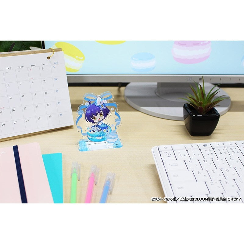 (Goods - Acrylic Stand) Is the Order a Rabbit? BLOOM Puchichoco Mini Acrylic Diorama (Maya) Macaron ver.