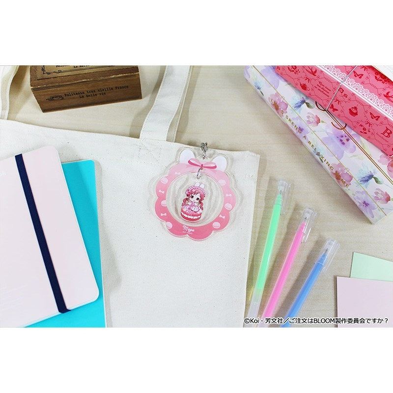 (Goods - Keychain) Is the Order a Rabbit? BLOOM Puchichoco Yurayura Acrylic Keychain (Meg) Macaron ver.