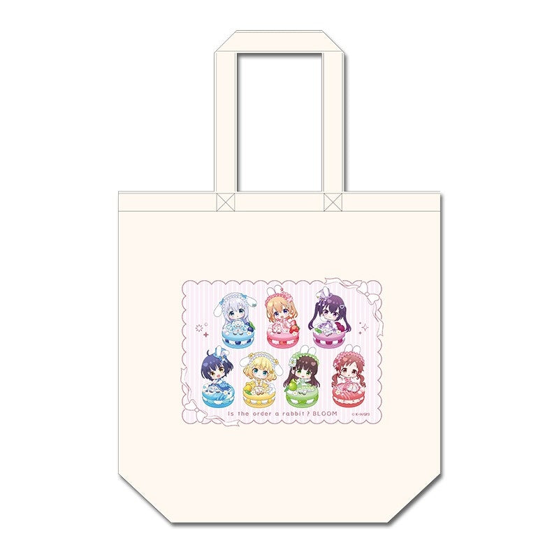 (Goods - Bag) Is the Order a Rabbit? BLOOM Puchichoco CanvasTote Bag Macaron ver.
