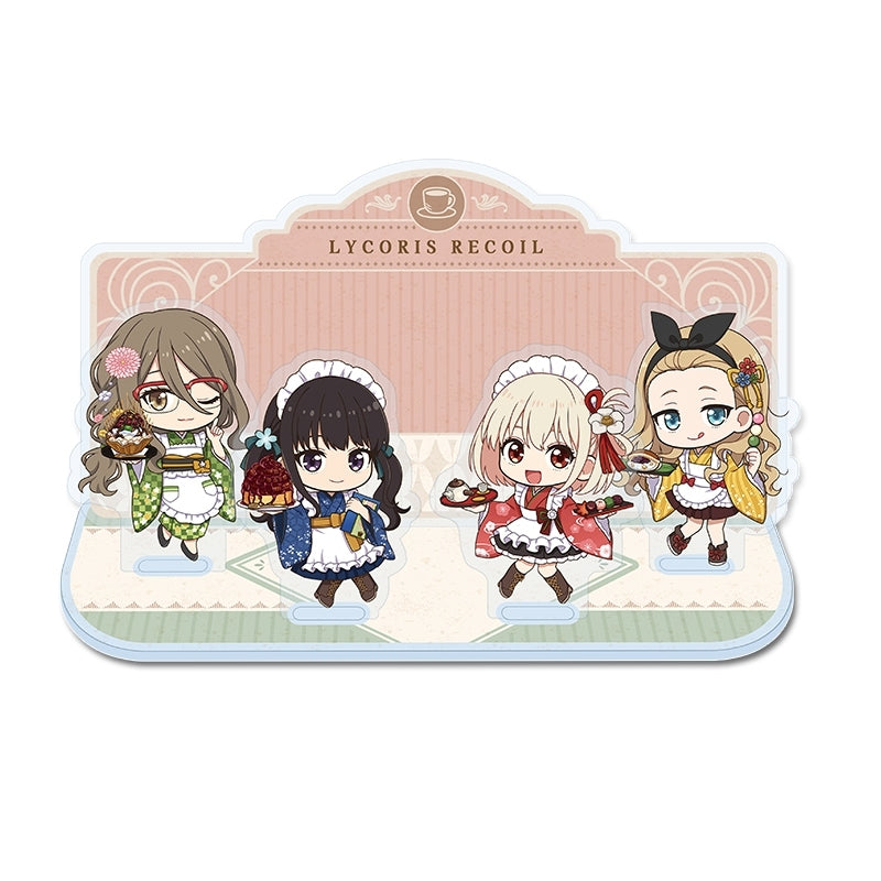 (Goods - Acrylic Stand) Lycoris Recoil TV Anime Puchi Choko Acrylic Diorama Kimono Maid ver.