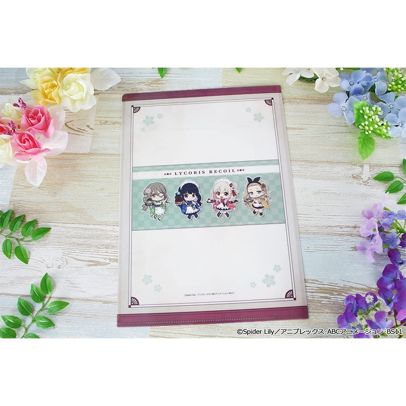 (Goods - Clear File) Lycoris Recoil TV Anime Puchi Choko Clear File Kimono Maid ver.