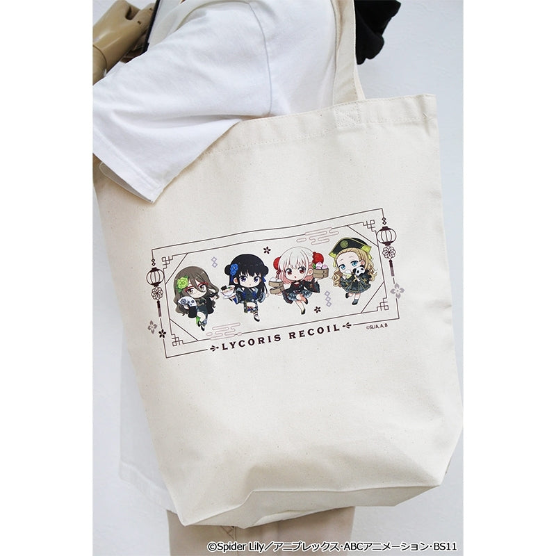 (Goods - Bag) Lycoris Recoil TV Anime Puchi Choko CanvasTote Bag Chinese ver.