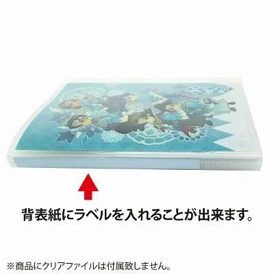(Goods - Clear File Storage) Non-Character Original Clear File Storage Folder w/ Front Cover Pocket Clear