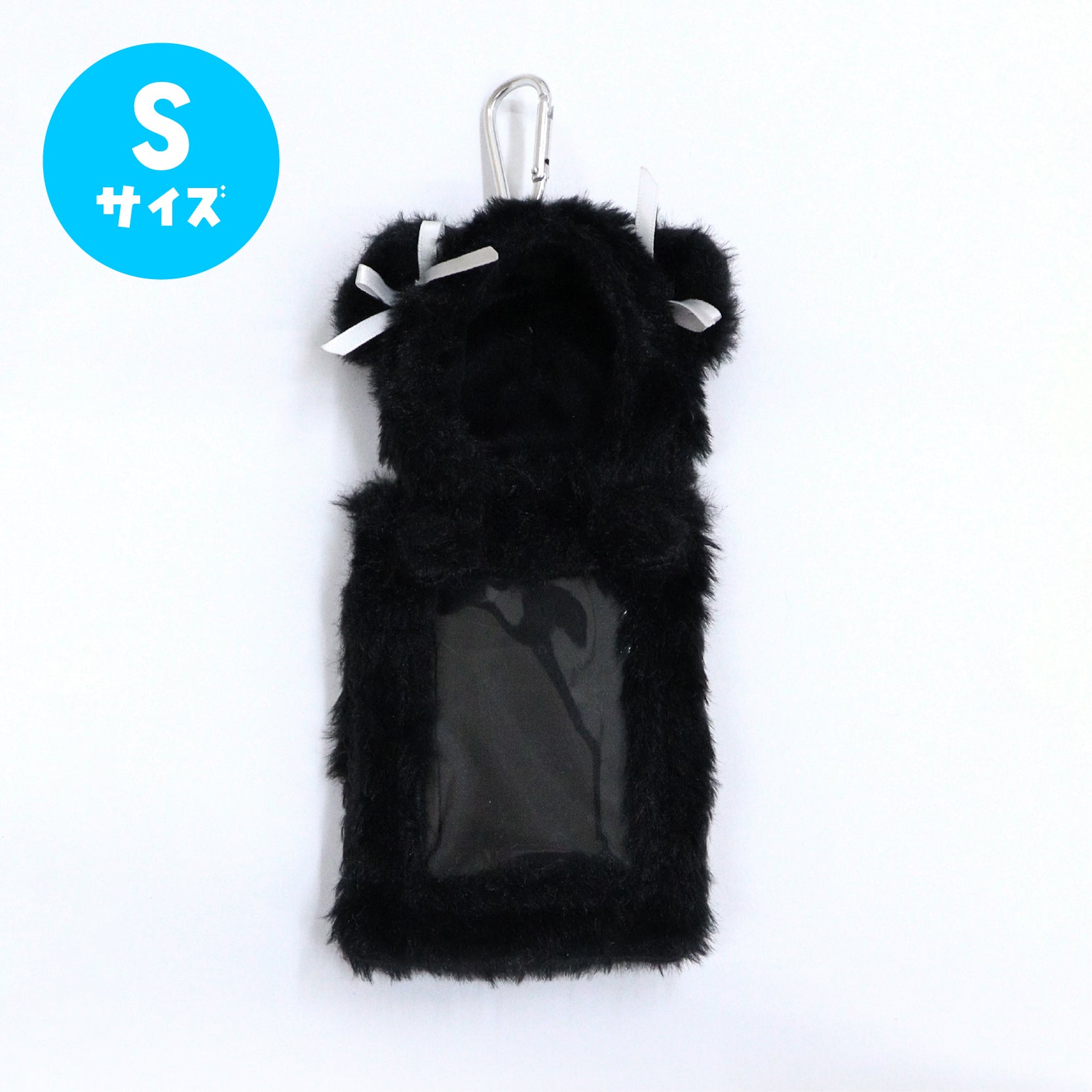 (Goods - Card Case) nui. Hug Plush Trading Card Case S Size Black Bear Ver.