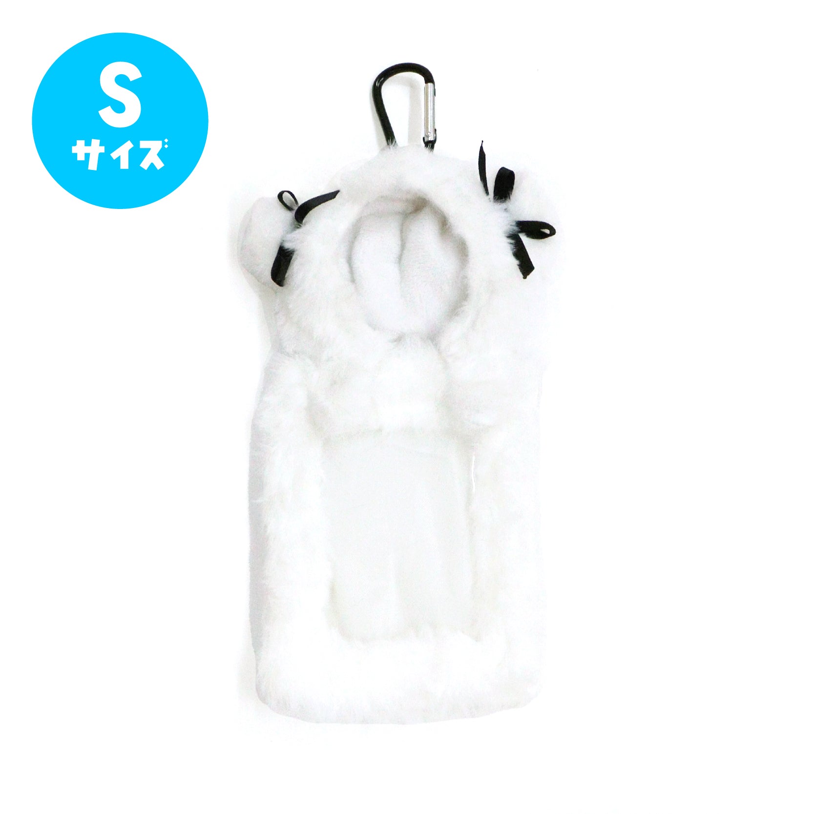 (Goods - Card Case) nui. Hug Plush Trading Card Case S Size White Bear Ver.