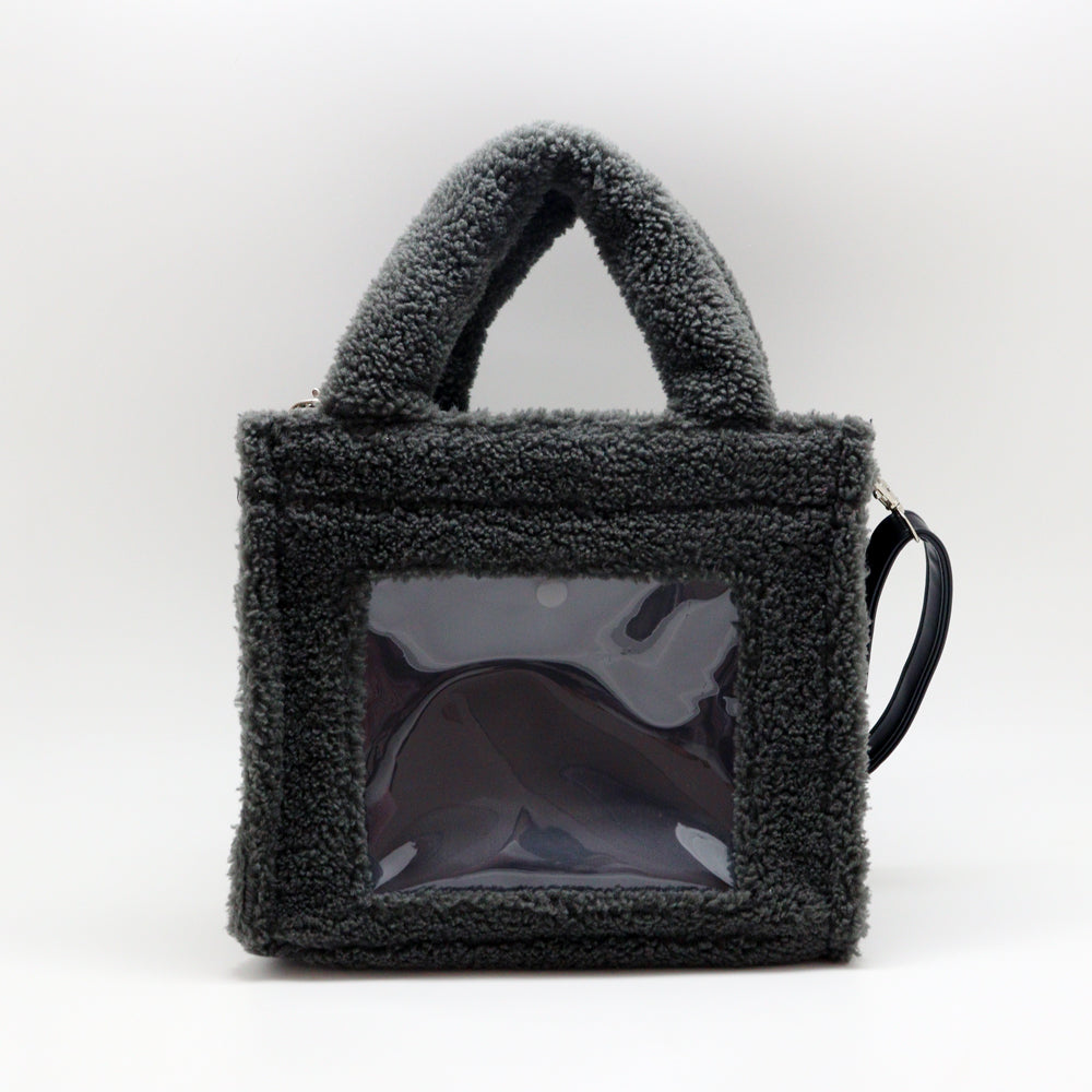 (Goods - Bag) nui. Fleece Bag Dark Gray