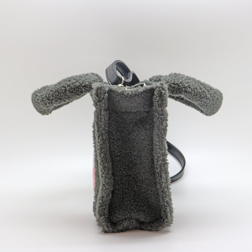 (Goods - Bag) nui. Fleece Bag Dark Gray