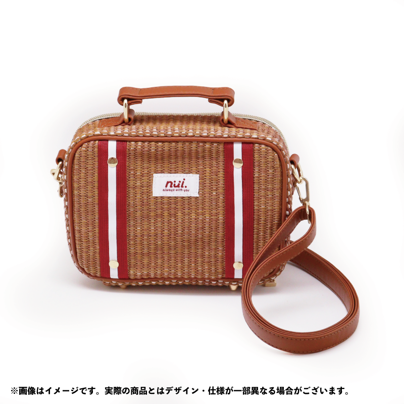 (Goods - Bag) nui. Basket Plush Bag – Brown