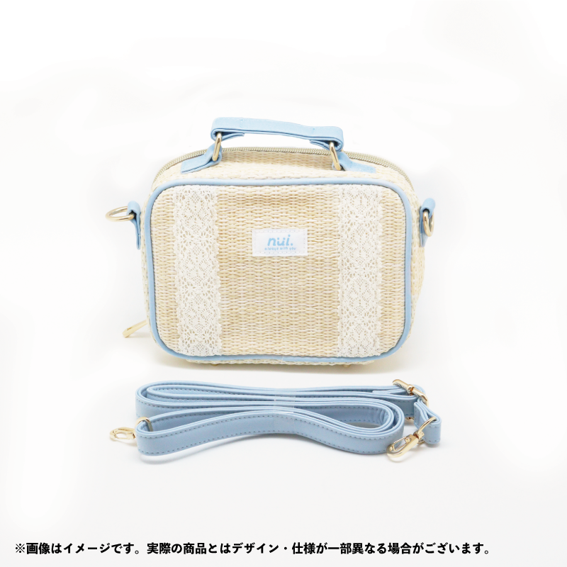 (Goods - Bag) nui. Basket Plush Bag – White