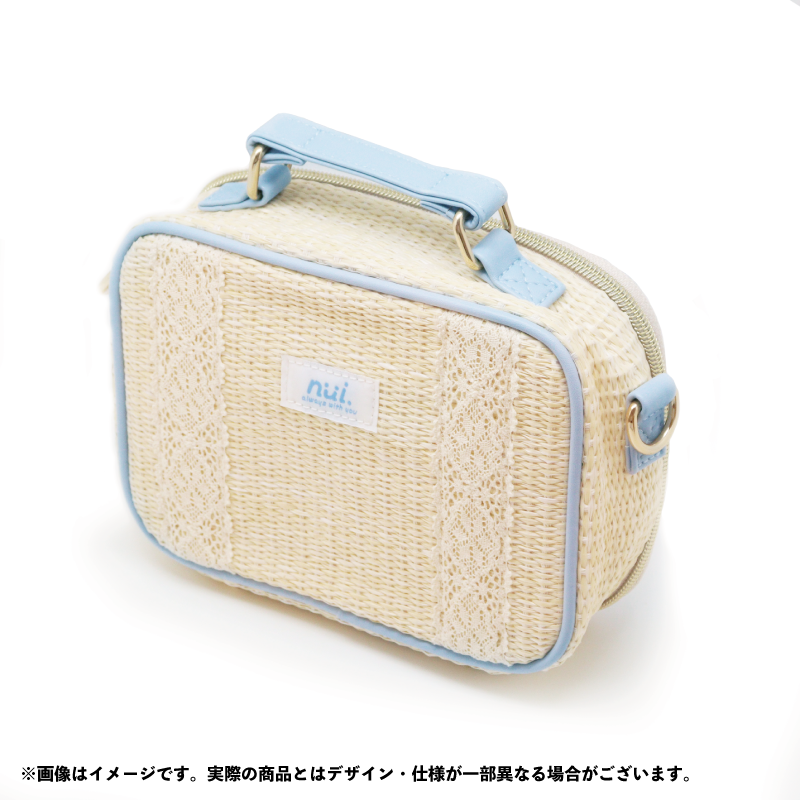 (Goods - Bag) nui. Basket Plush Bag – White