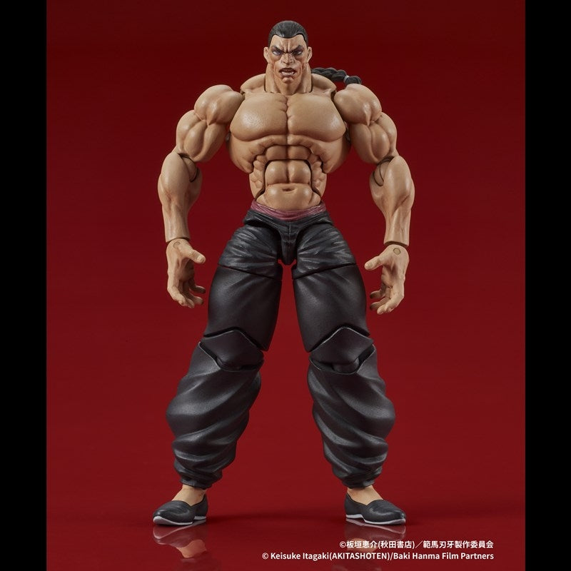 (Action Figure) Baki Hanma DIGACTION Retsu Kaioh Posable Figure