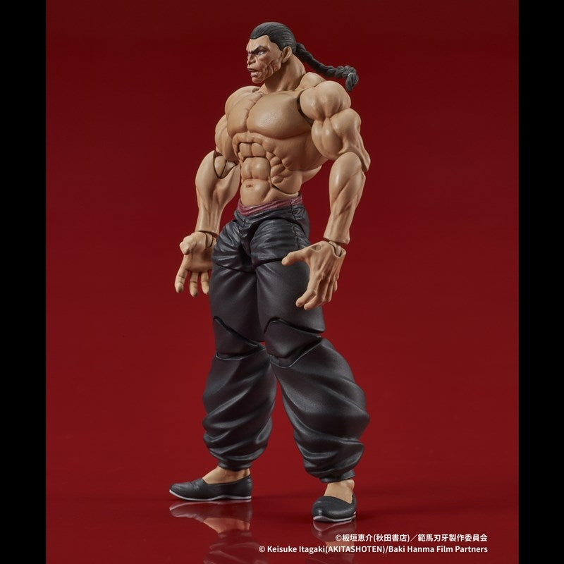(Action Figure) Baki Hanma DIGACTION Retsu Kaioh Posable Figure