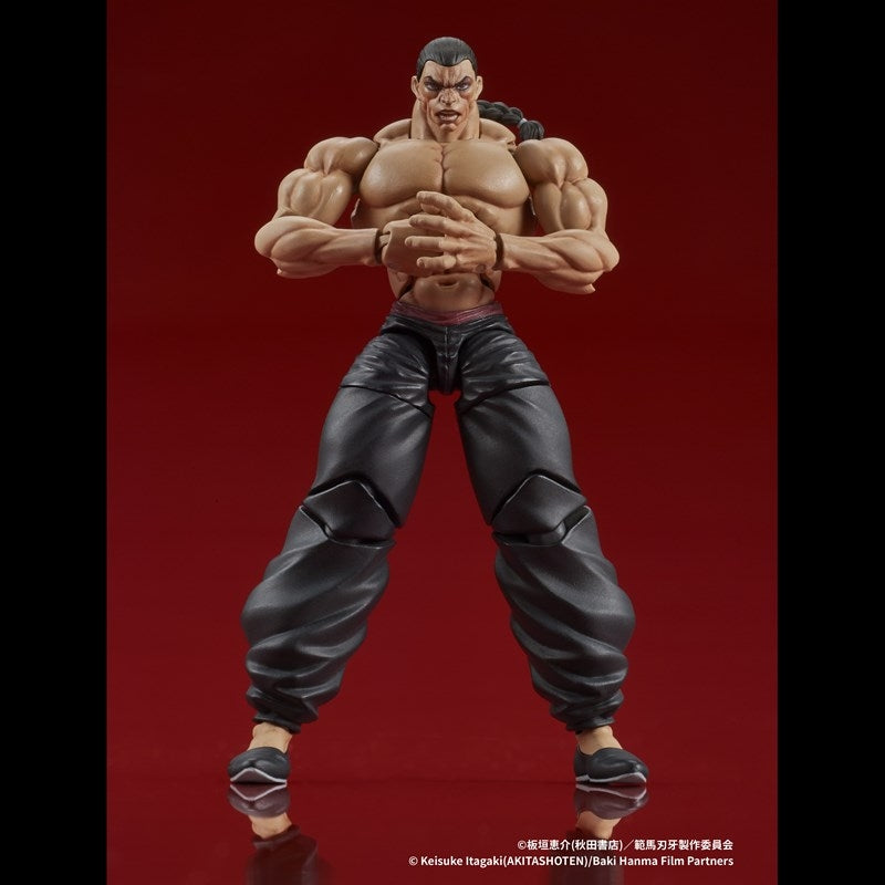 (Action Figure) Baki Hanma DIGACTION Retsu Kaioh Posable Figure