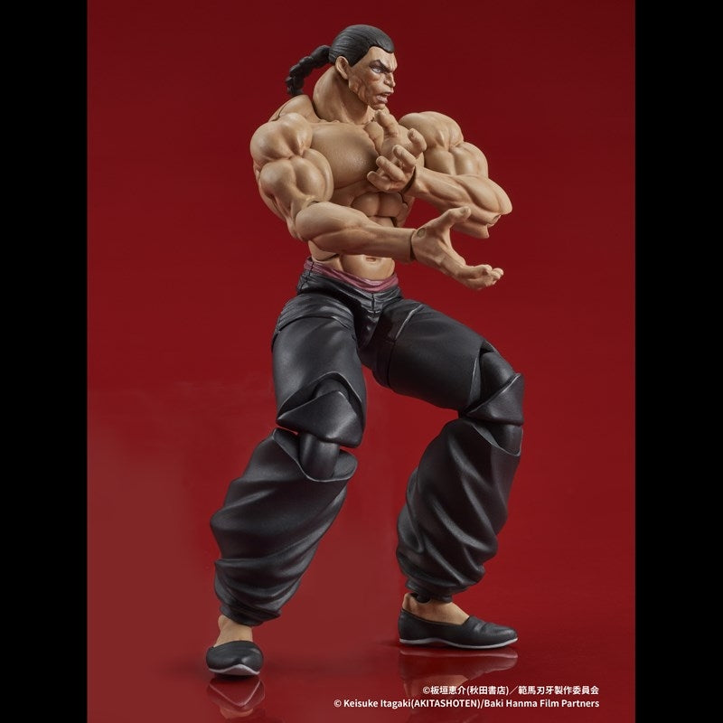 (Action Figure) Baki Hanma DIGACTION Retsu Kaioh Posable Figure