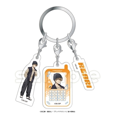(Goods - Keychain) Dead Account 3-Piece Acrylic Keychain Renri Hasumi