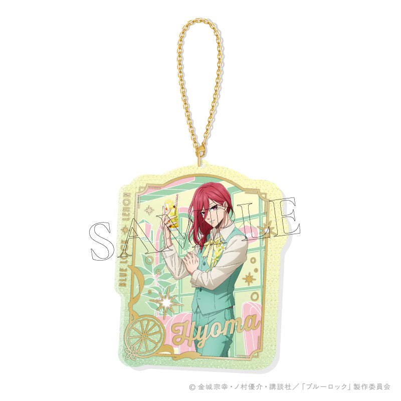 (Goods - Keychain) Blue Lock LEMON Sparkle* Chain Acrylic 5. Hyoma Chigiri