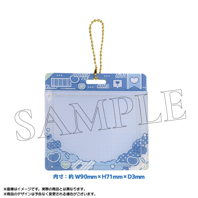 (Goods - Acrylic Stand) amie Original Pikuria Picture x Clear Acrylic Frame TOY Box ver. 1.Blue