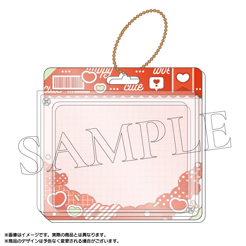 (Goods - Acrylic Stand) amie Original Pikuria Picture x Clear Acrylic Frame TOY Box ver. 3.Red