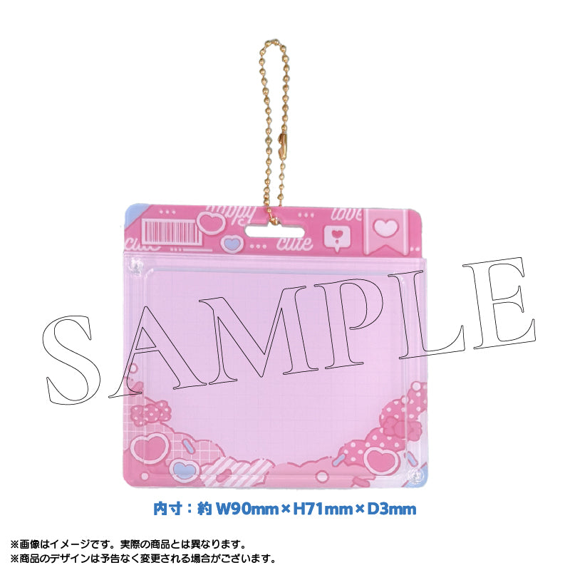 (Goods - Acrylic Stand) amie Original Pikuria Picture x Clear Acrylic Frame TOY Box ver. 4.Pink
