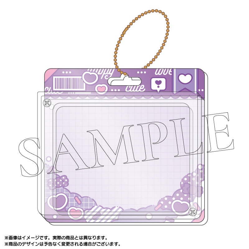 (Goods - Acrylic Stand) amie Original Pikuria Picture x Clear Acrylic Frame TOY Box ver. 5.Purple