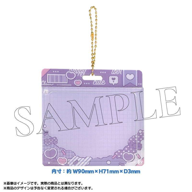 (Goods - Acrylic Stand) amie Original Pikuria Picture x Clear Acrylic Frame TOY Box ver. 5.Purple