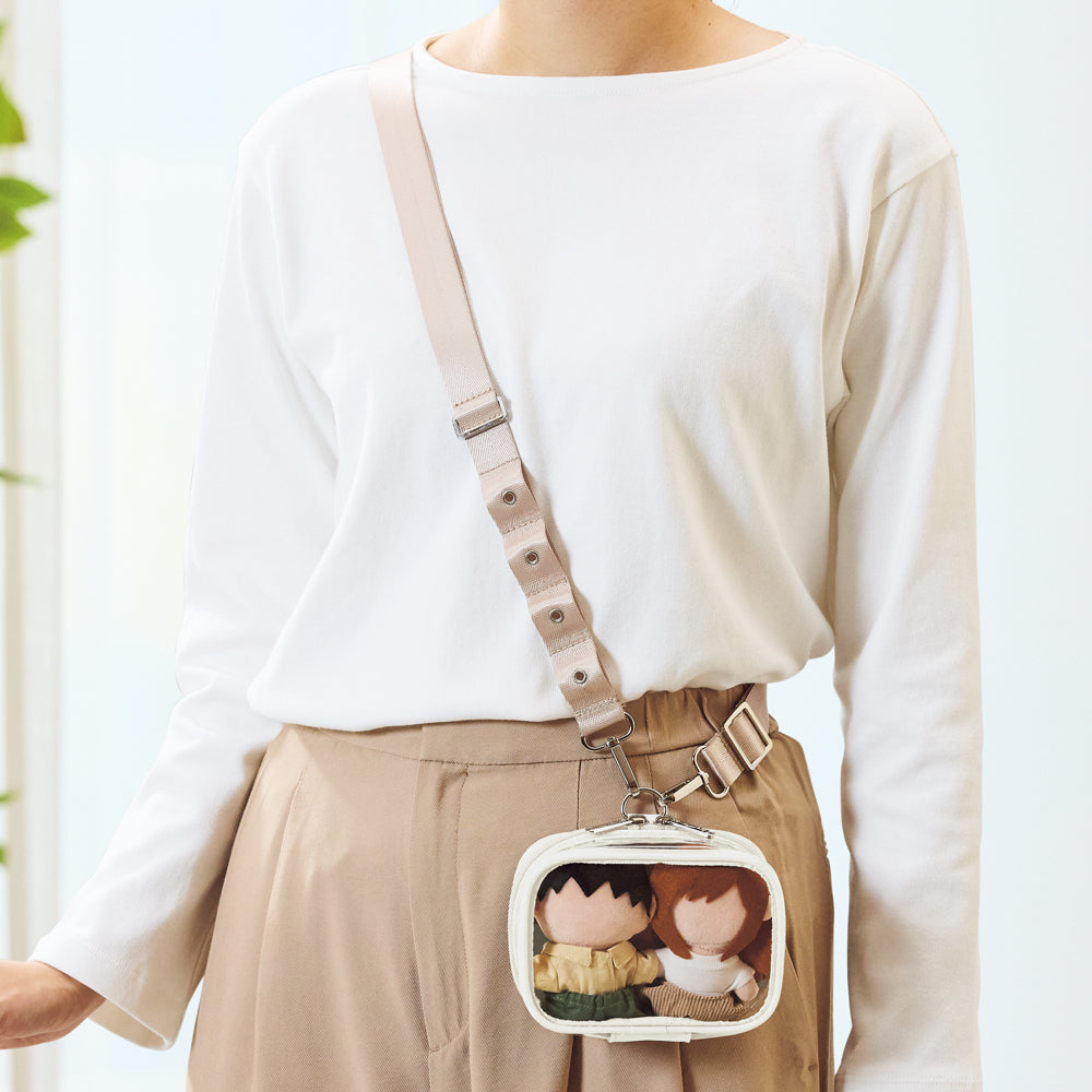 (Goods - Pouch) Decorative Box Pouch Mini Mini Wide White (Limited Color)