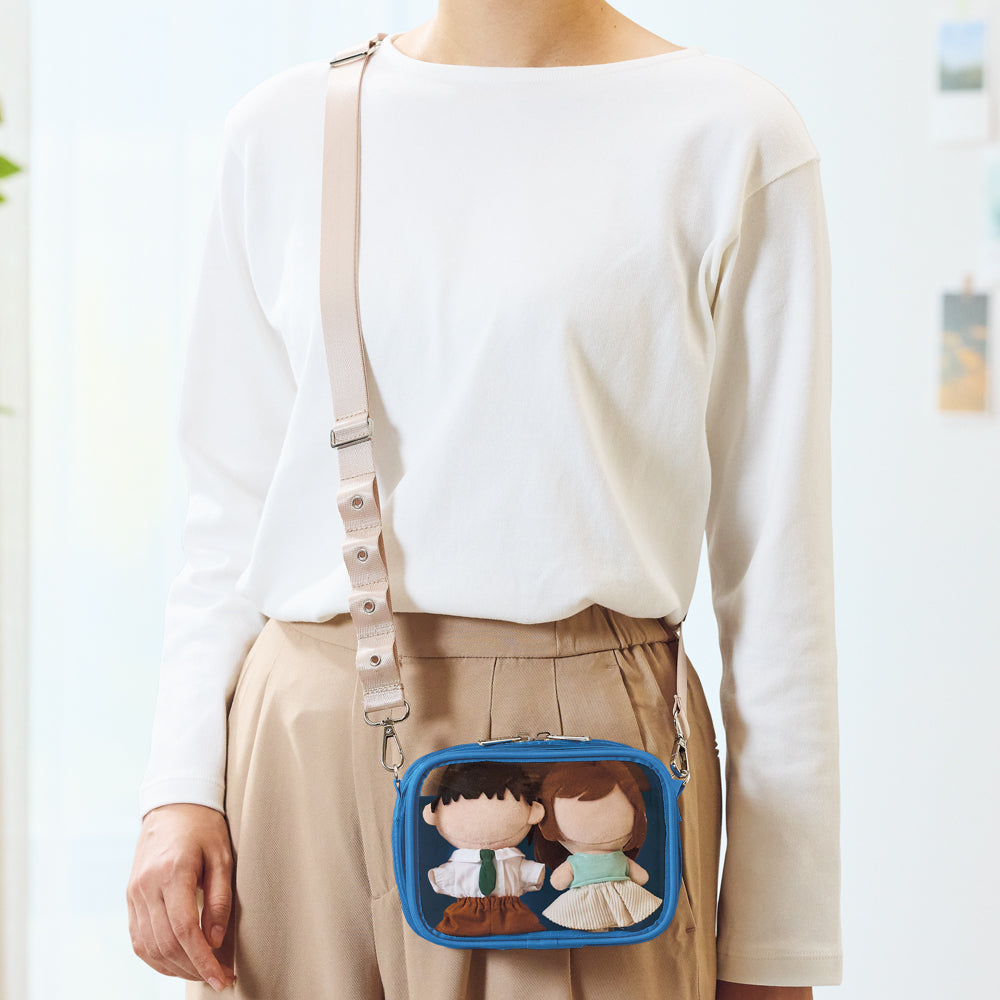 (Goods - Pouch) Decorative Box Pouch Mini Wide Blue (Limited Color)