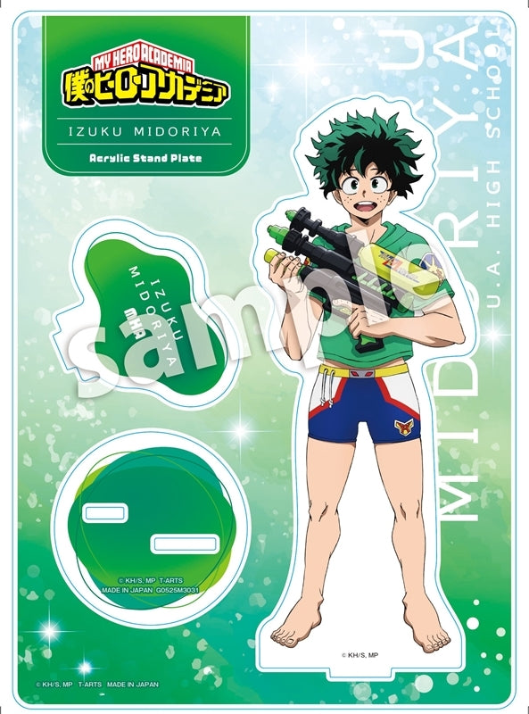 (Goods - Acrylic Stand) My Hero Academia Water Fight Acrylic Stand Plate Izuku Midoriya