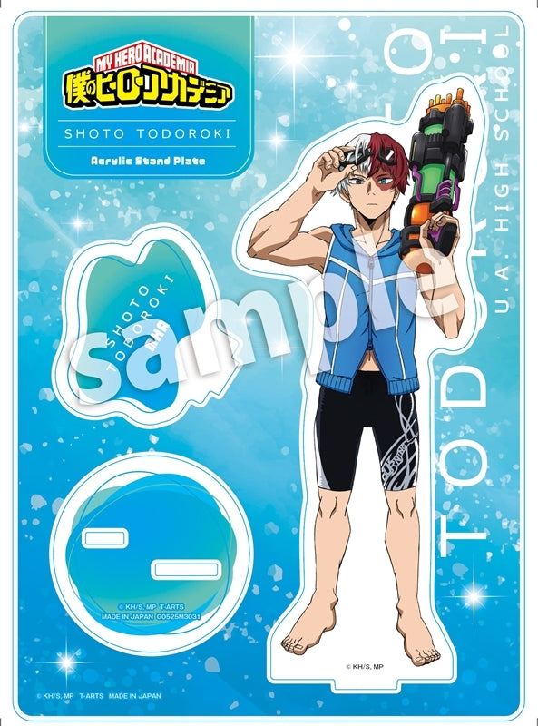 (Goods - Acrylic Stand) My Hero Academia Water Fight Acrylic Stand Plate Shoto Todoroki